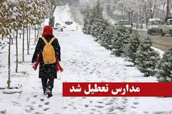تعطیلی به شیفت عصر مدارس خدابنده رسید