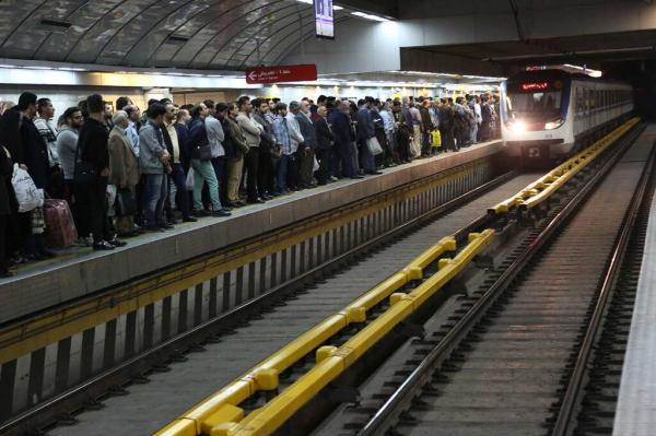 اینفوگرافیک ، جزئیات جالب و خواندنی از متروی تهران ، حرکت قطارهای مترو؛ روزانه 6 برابر مرزهای ایران